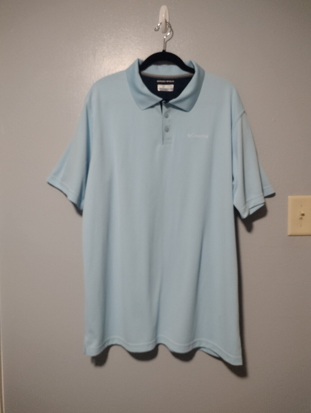 Columbia Omni-Wick Polo Blue XLT